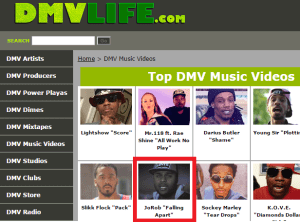 JoRob has TopDMV Music Video DMVLife.com